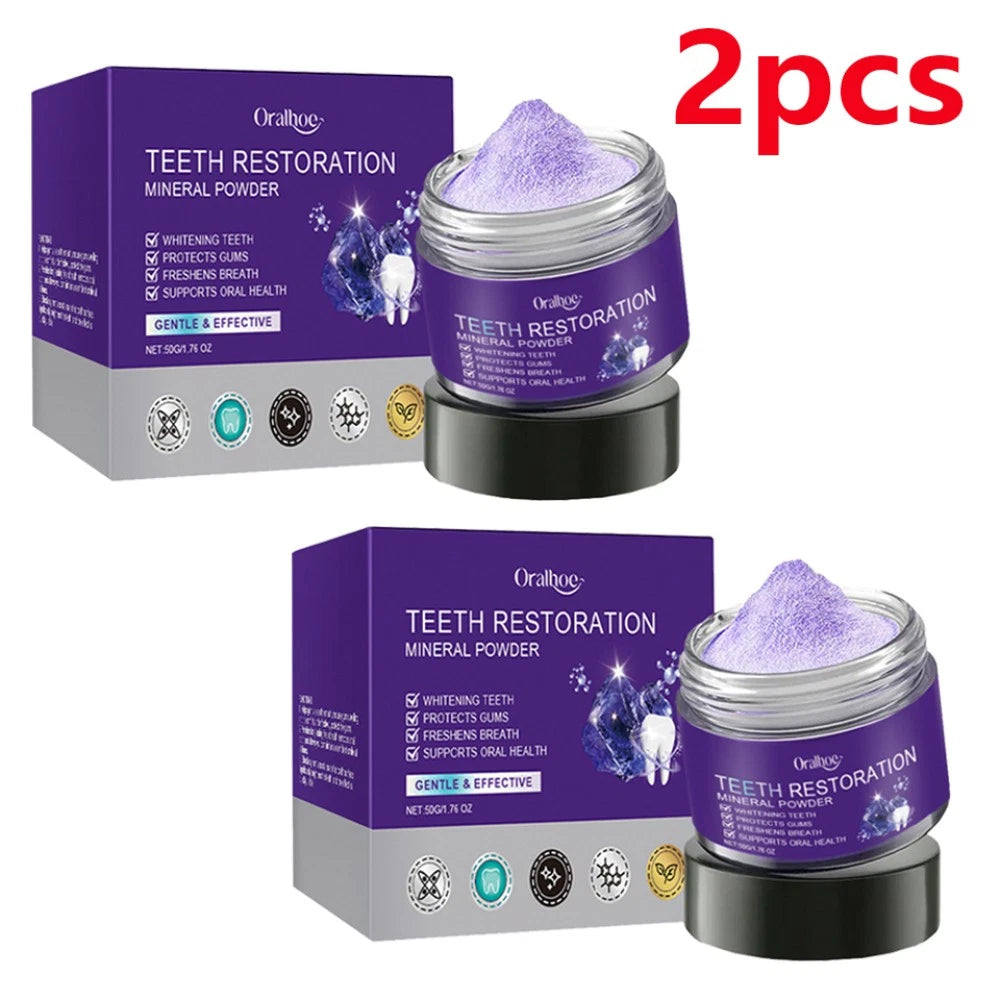 6-1X Teeth Restoration Mineral Powder, Effective in Strengthening Teeth and Gums