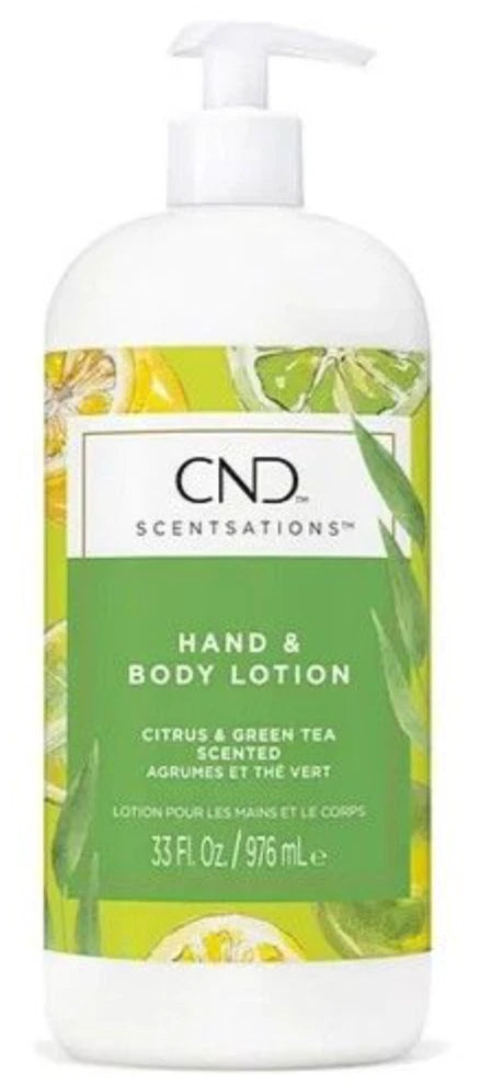 CND Scentsations CITRUS & GREEN TEA Hand & Body Lotion 976ML **SPECIAL**