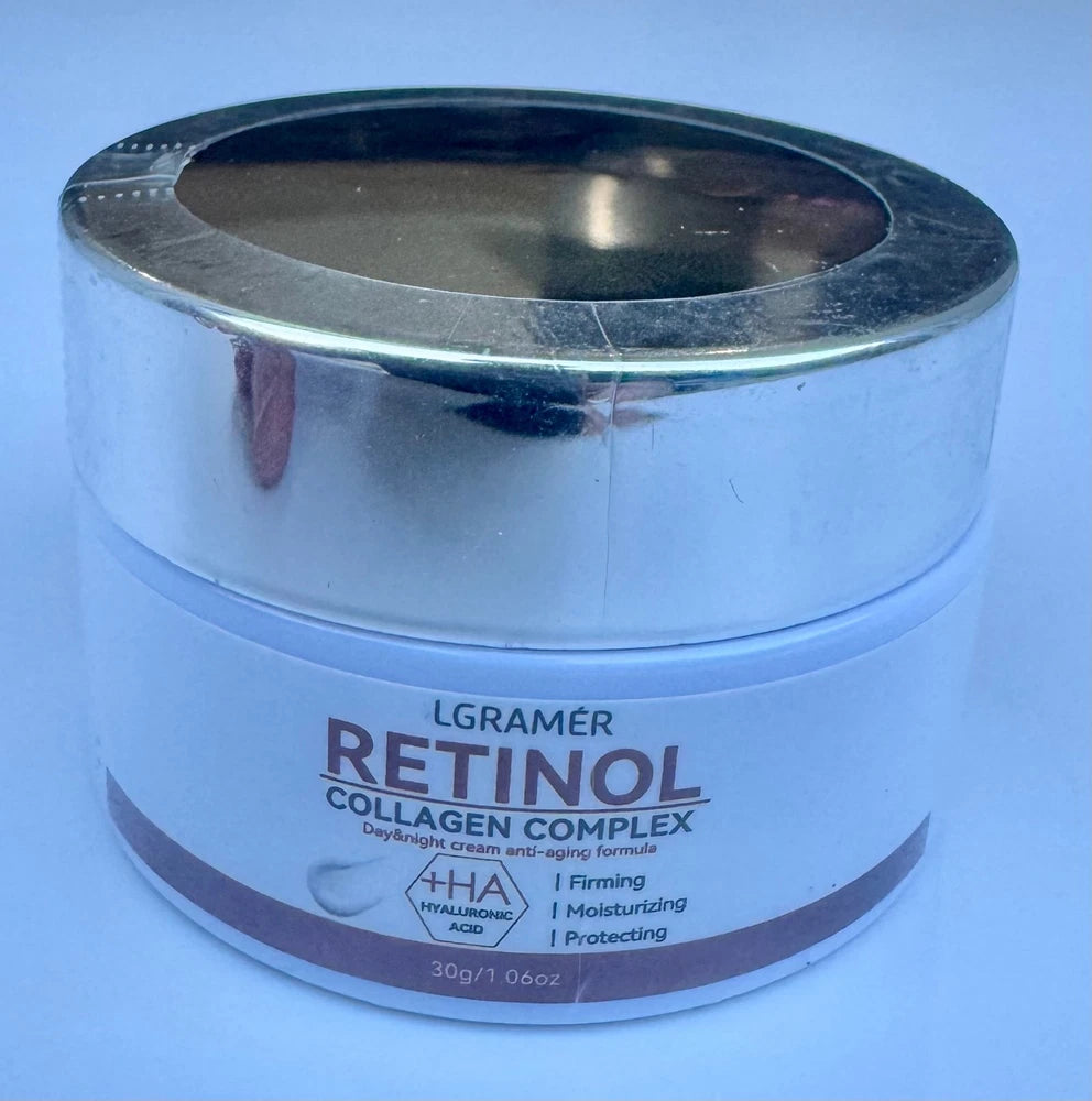 2x 30g Retinol Collagen Face Cream Anti Wrinkle moisturiser Radiant Firming Skin