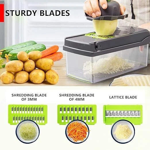 Vegetable Chopper,Food Choppers Onion Chopper Veggie Slicer Cutter Dicer Kitchen