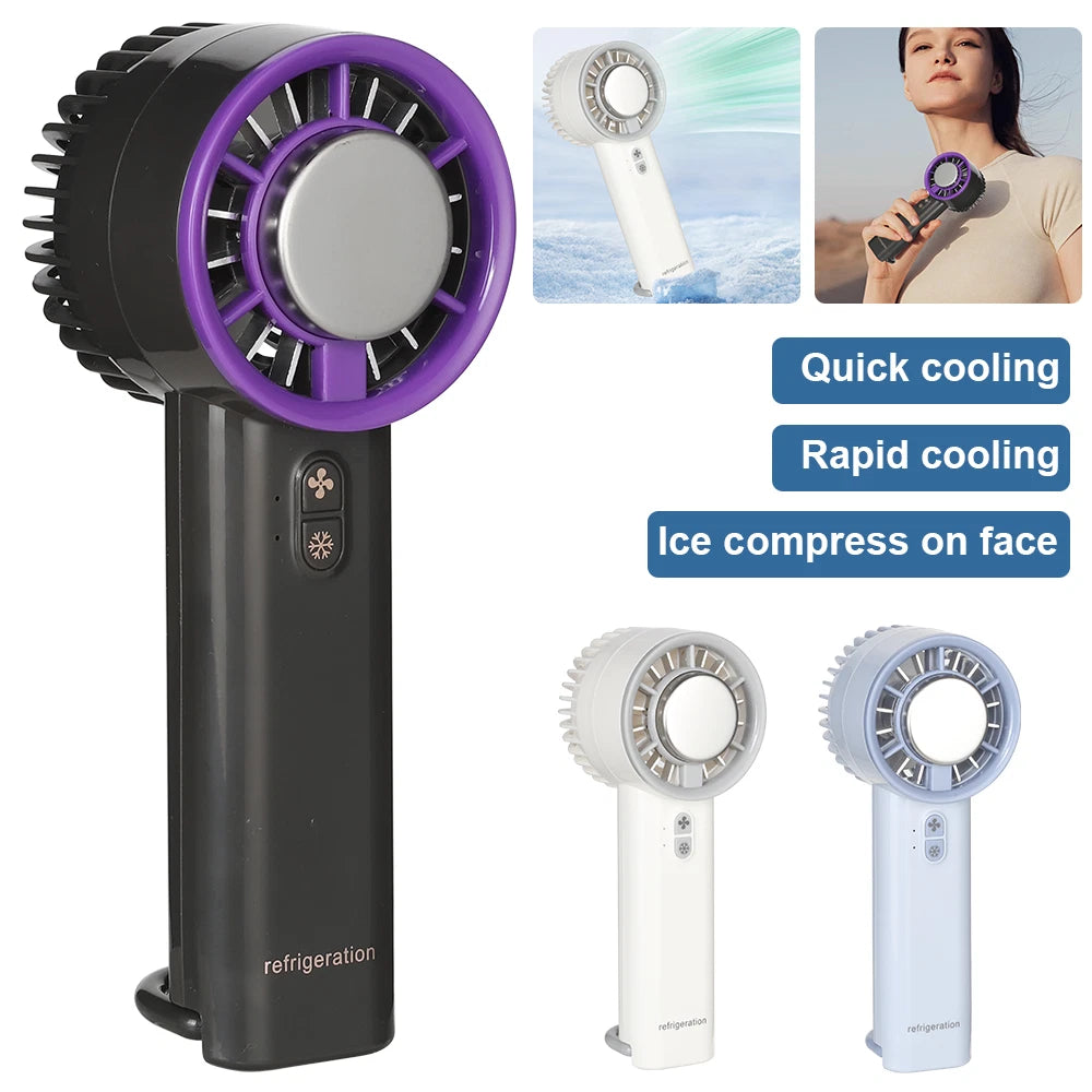 Portable Hand-held Fan Mini Folding Desk Fan Cooler Cooling USB Rechargeable UK