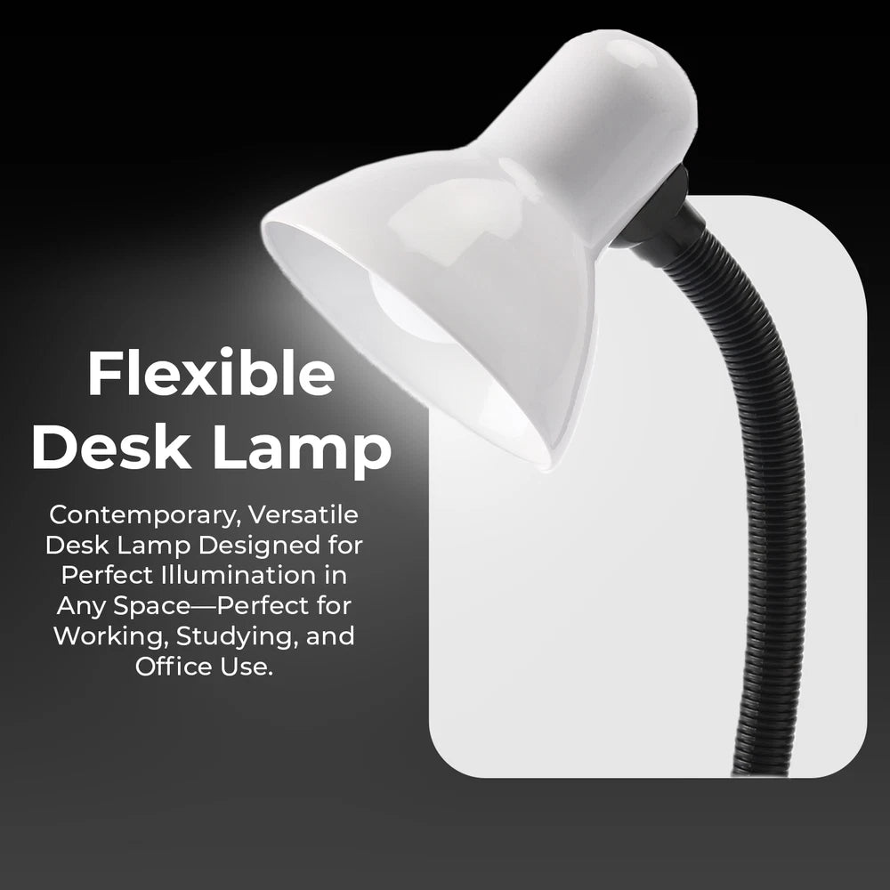 Desk Lamp Neck Table Flexi Desk Reading Lamp With Bulb Home Office Study Light