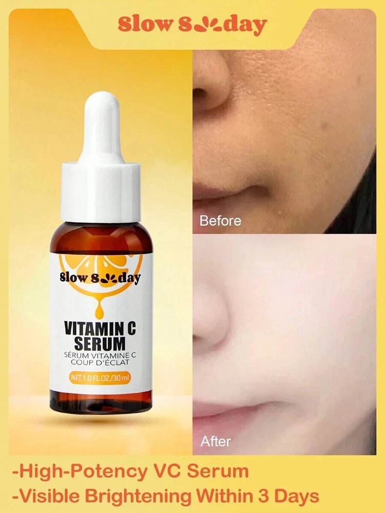 Vitamin C Face Serum with Hyaluronic Acid-Suitable For Micro Needle Derma Roller