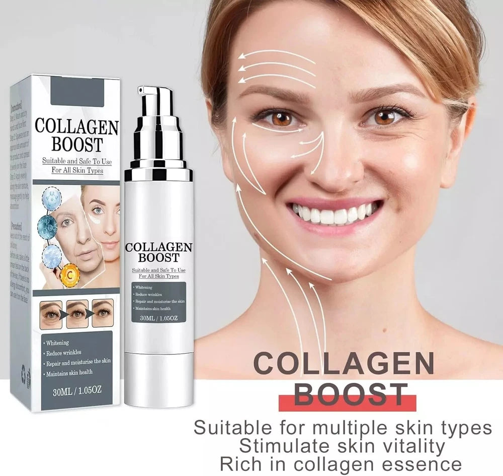 COLLAGEN BOOST HYALURONIC ACID CERAMIDE FACE LIFT SERUM WRINKLE ANTI AGING MASK