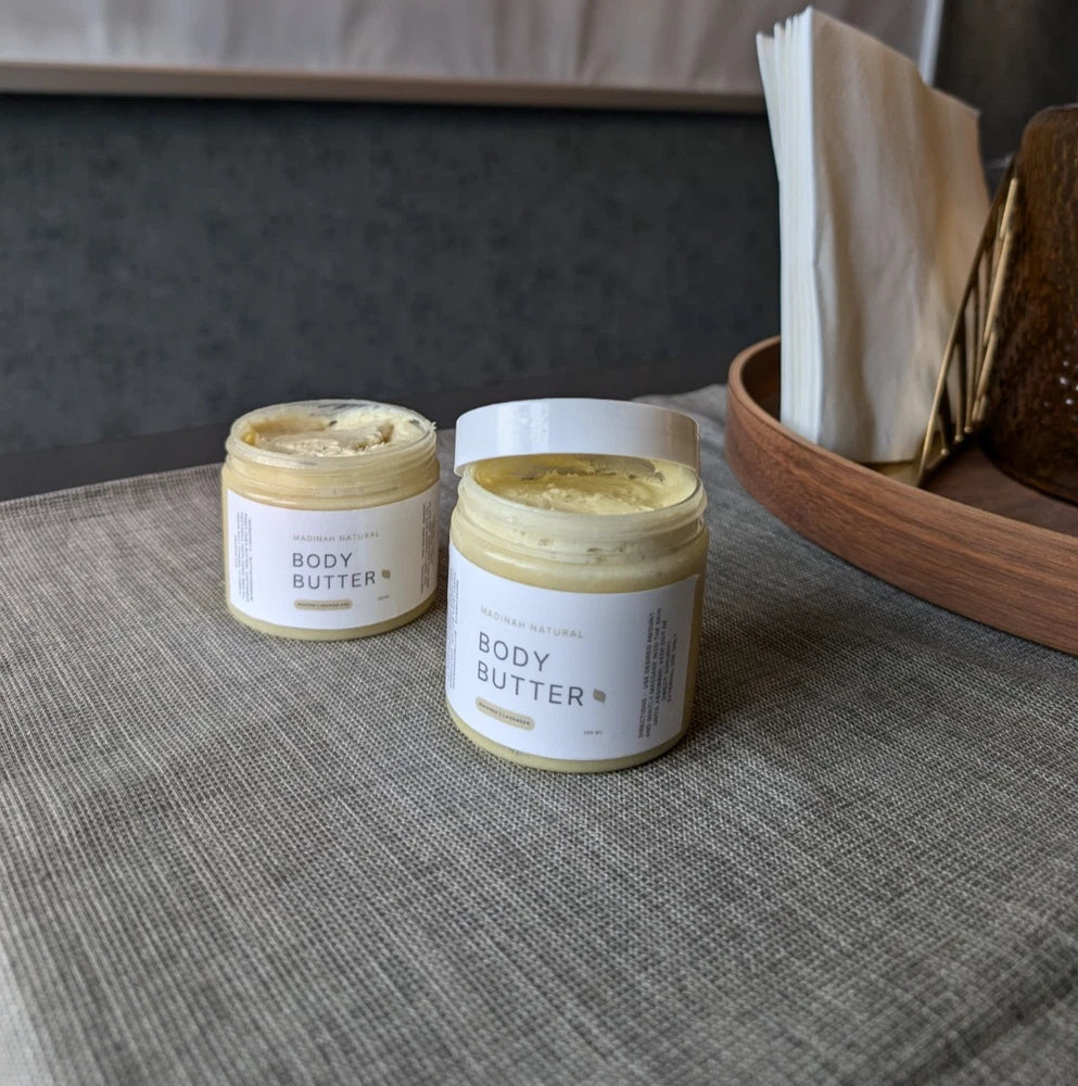 Handmade Whipped Shea Body Butter – Rose Scented 150ml, All-Natural Moisturiser