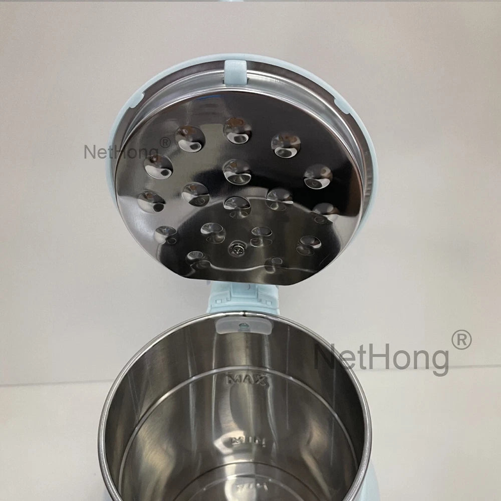 0.6/2/2.3L Portable Fast Boil Electric Quiet Stainless Steel Travel Kettle Jug~