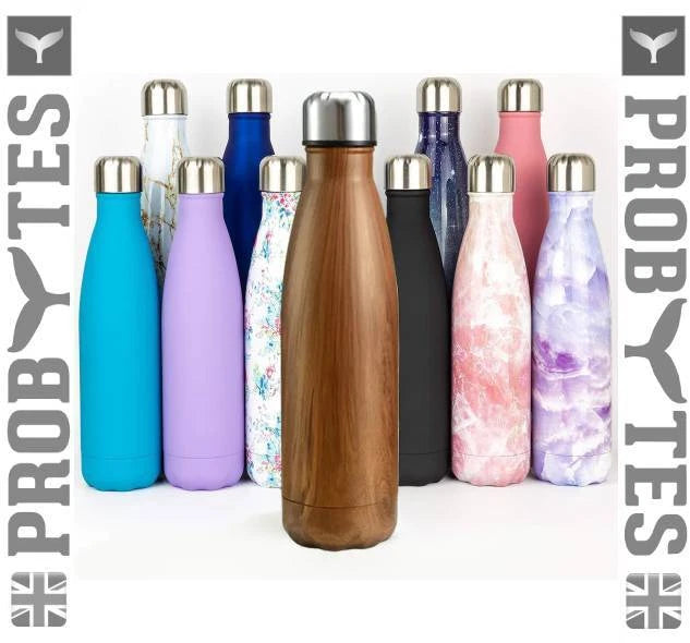 Stainless Steel Water Bottle Double Walled Vacuum Insulated Thermal Flask Sports