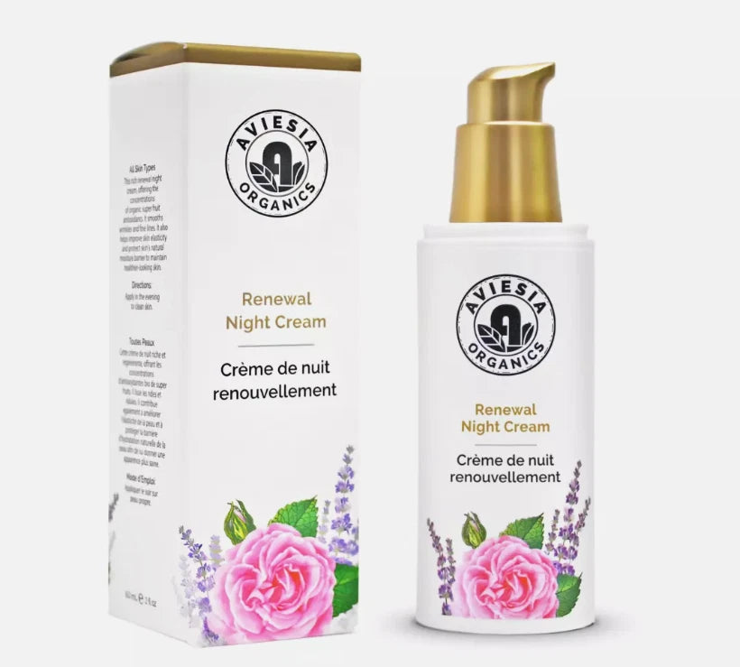 Renewal Night Cream Deep Moisturizer for all Skin Repair NEW 60ml/2oz