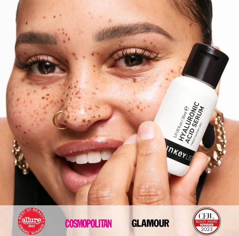 2x The INKEY List 2% Hyaluronic Acid Face Serum 30ml Hydrating Skincare Combats