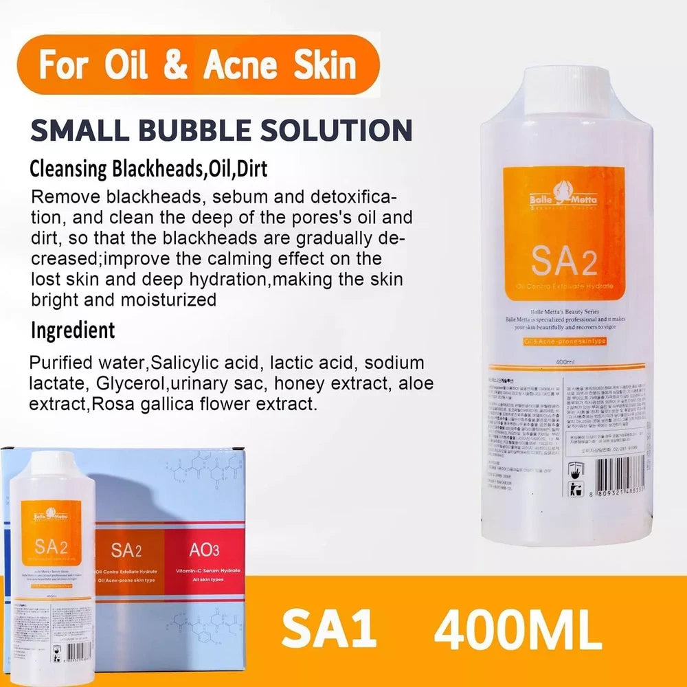 6 in1 Hydra Spa Water Facial Cleaner Aqua Peel Hydro Dermabrasion Beauty Machine