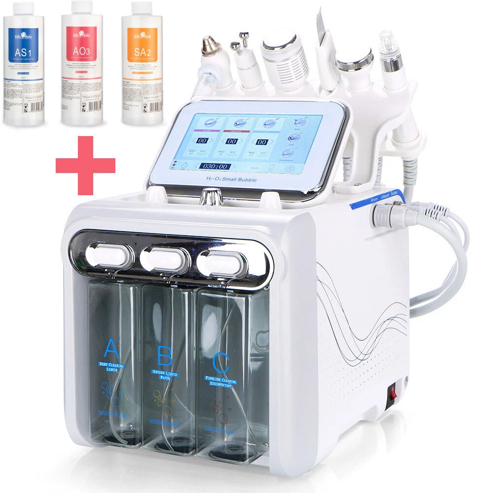 6/7 in 1 Hydra Water Facial Cleaner Aqua Peel Hydro Dermabrasion Beauty Machine