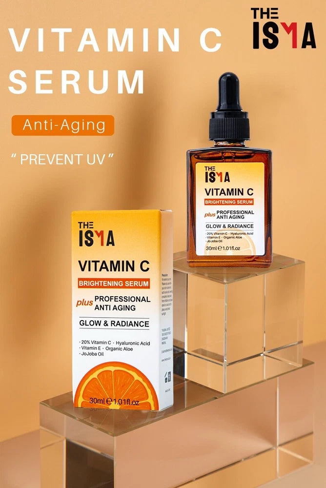 Vitamin C Face Serum Cream with Hyaluronic Acid-Anti Aging Anti Wrinkle 30ml
