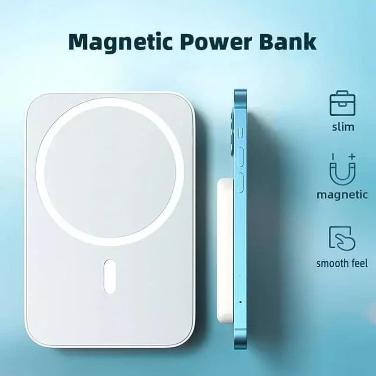 900000mAh Power Bank Magnetic Battery Pack Wireless Charger for iPhone 16/15/14