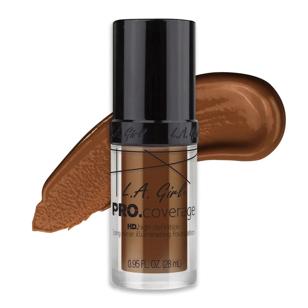 LA Girl PRO Coverage HD Long Wear Illuminating Foundation - Choose Your Shade -