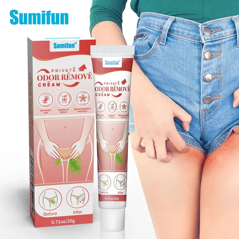 20g New Private Parts Cream Remove Odour Genitals Deodorant Anti-Itch Ointment