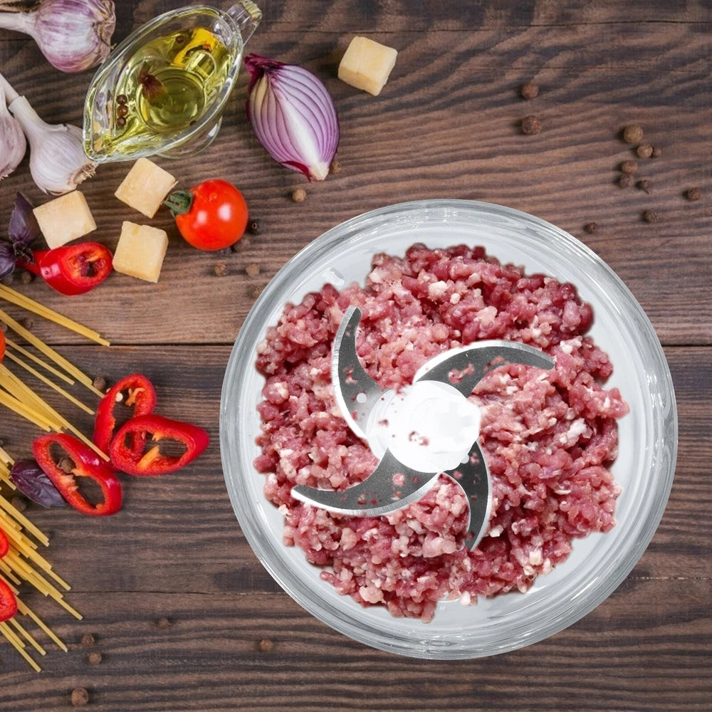 Electric Food Processor Blender Mini Chopper Meat Grinder 700ML Mixer Kitchen