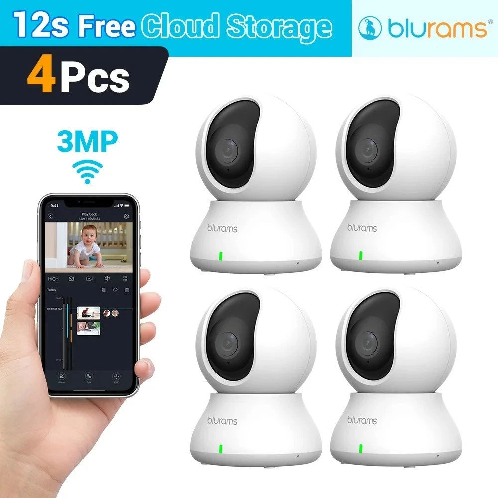 blurams Wifi Security Camera Smart Indoor Pet Dog Cat Cam 1080P Night Vision
