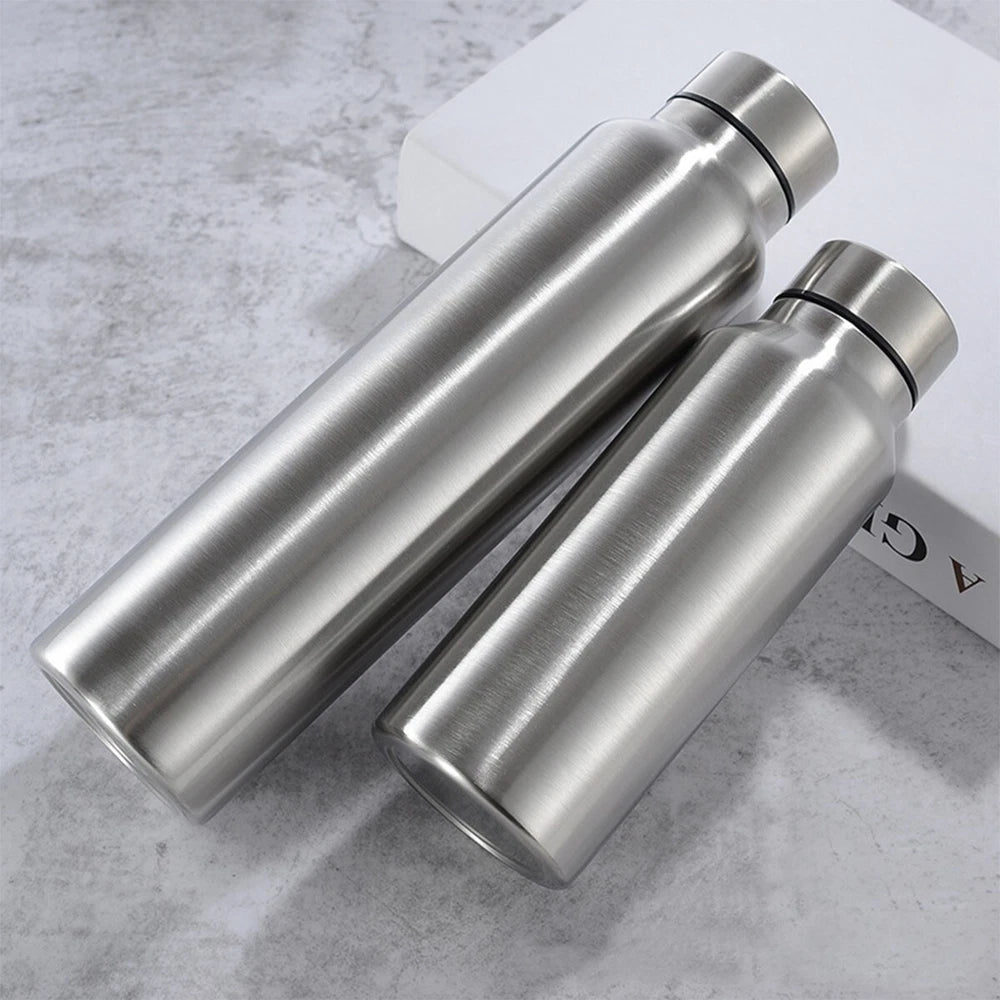 650/1000ml Vacuum Stainless Steel Water Bottle Outdoor Sport Flask Gift