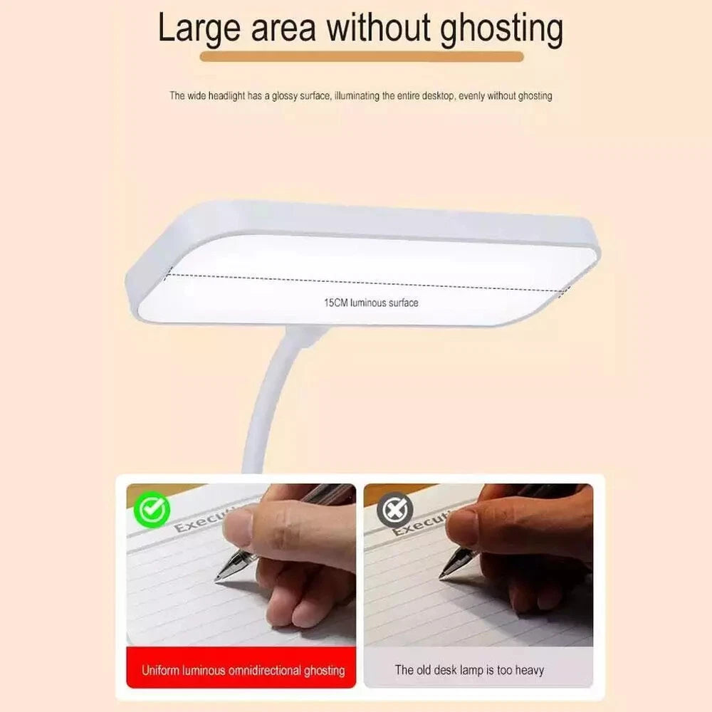 LED Clamp Clip On Flexible USB Desk Light Bed Reading Table Study Night Lamp UK