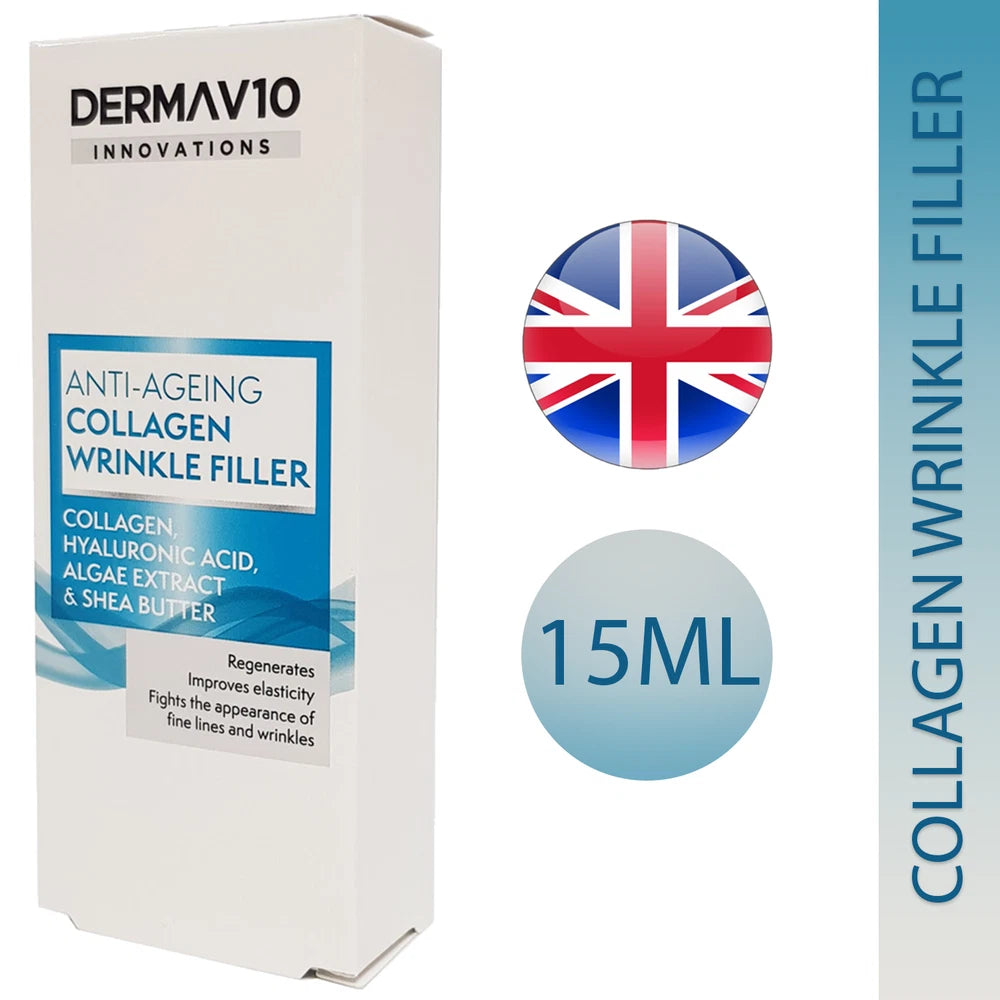 Derma V10 Deep Wrinkle Anti-Ageing Collagen Filler Face Cream 15ml