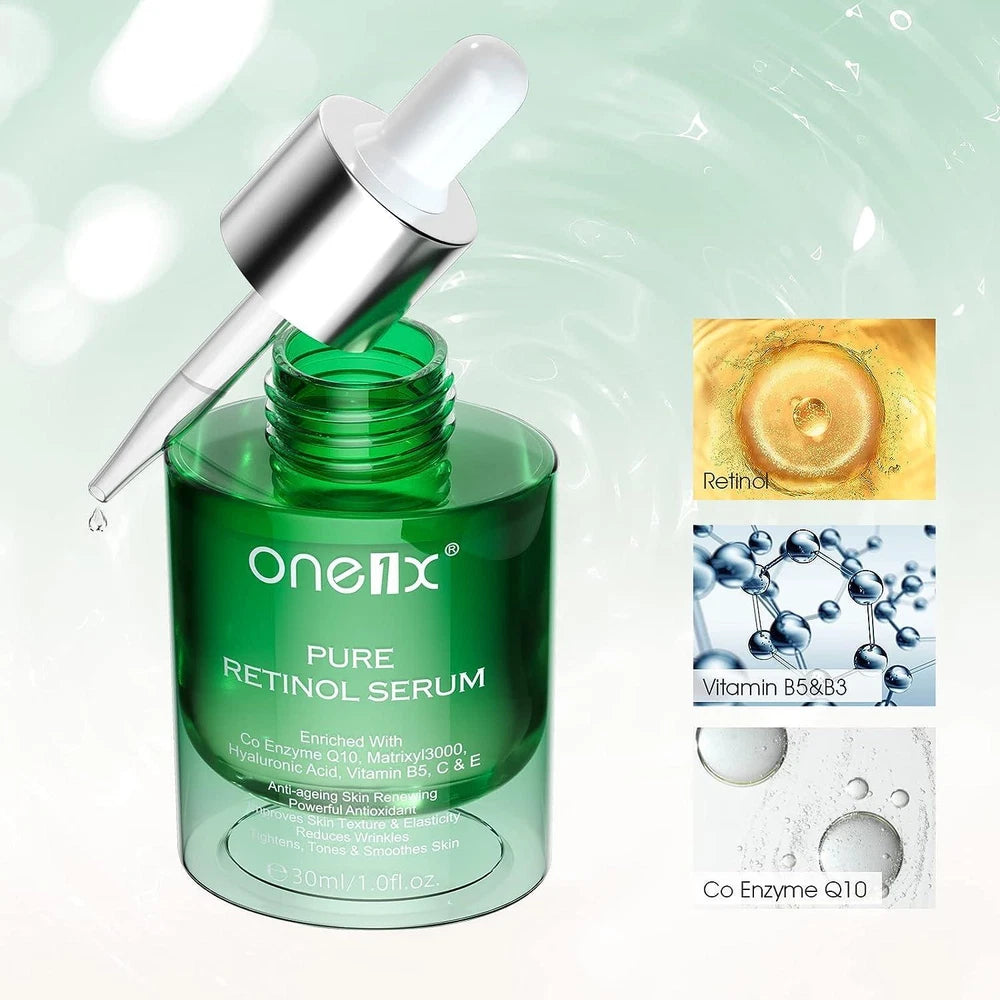 ADVANCED RETINOL SERUM with Vitamin C, Hyaluronic Acid Anti-Aging Skincare Cream