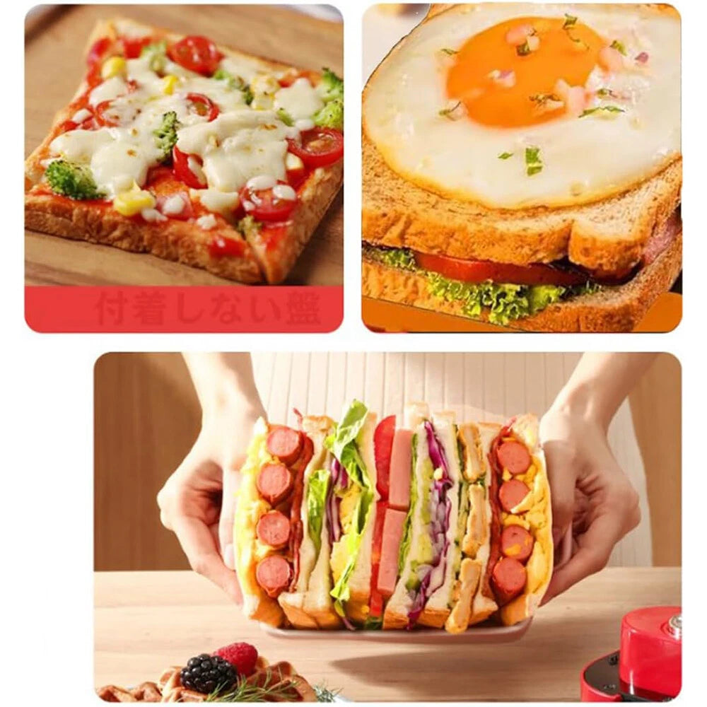 Toasted Sandwich Maker Microwavable Machine Waffle Maker Microwave Oven Toastie