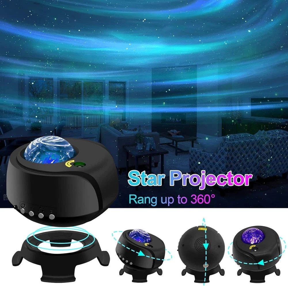 Area Galaxy Projector Lights,Brighter Star Projector,with Changing Nebula