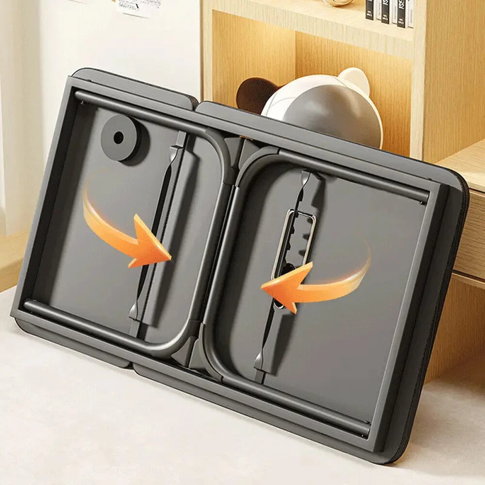 Folding Laptop Table Stand Bed Tray Sofa Lap Portable Notebook Desk Breakfast UK