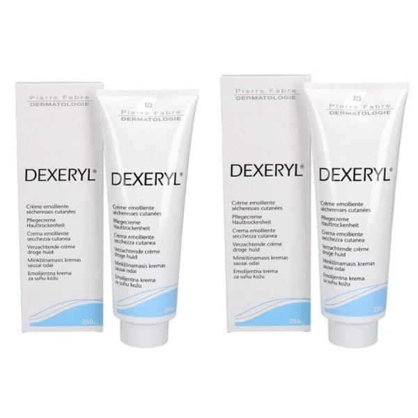 2x Dexeryl Emollient Cream 250g - Dry and Atopic Skin