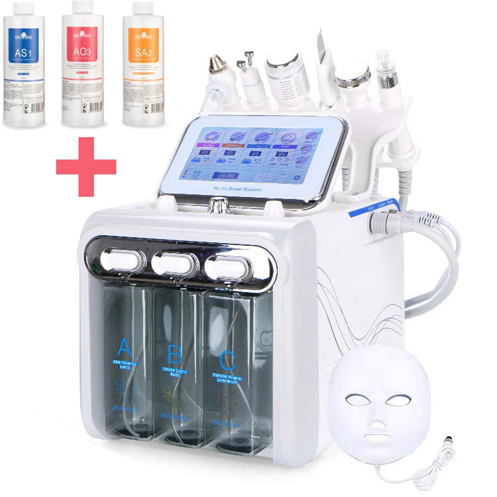 6/7 in 1 Hydra Water Facial Cleaner Aqua Peel Hydro Dermabrasion Beauty Machine