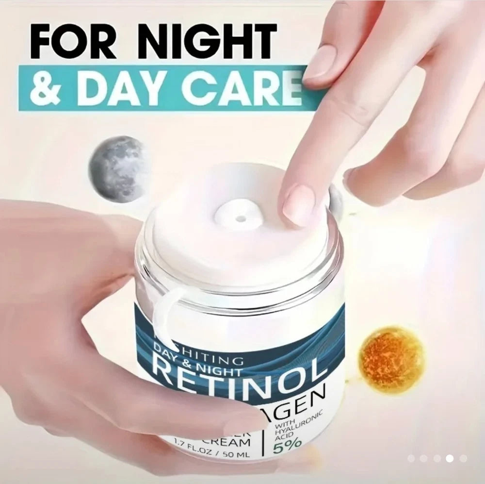 Retinol Collagen for Face with 5%Hyaluronic Acid, Face Cream With Collagen Cream