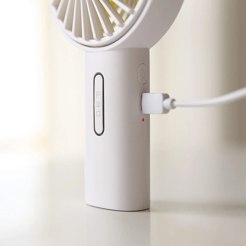 Mini Handheld Fan Portable Folding Desk Cooler Cooling USB Rechargeable 148g