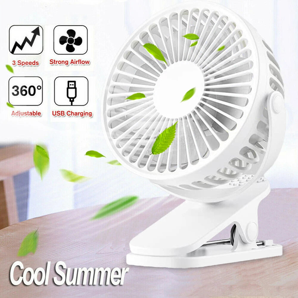 Neck Fan USB Portable Neck Fan Rechargeable Portable Cooler Neckband Bladeless~
