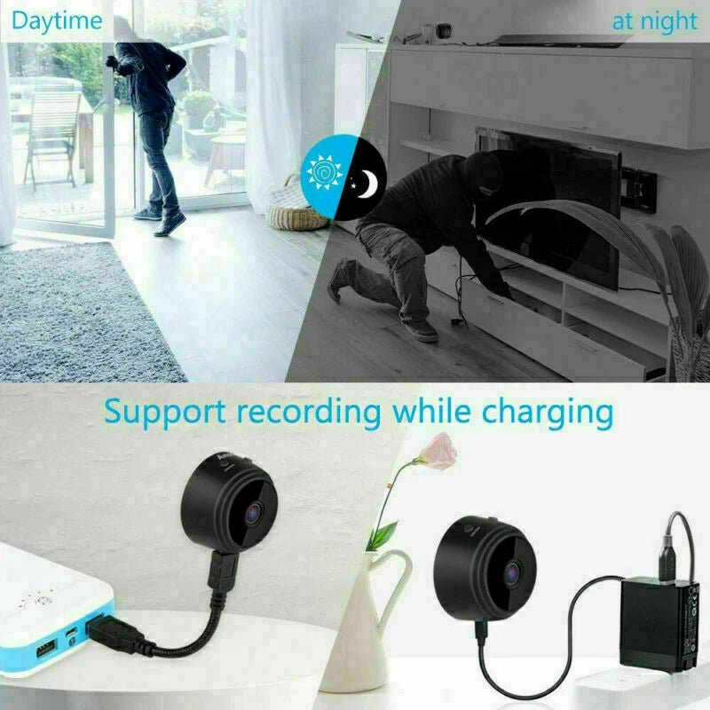 HD 1080P Mini Camera Home Wireless WiFi Security Smart Cam IR Night Vision DVR