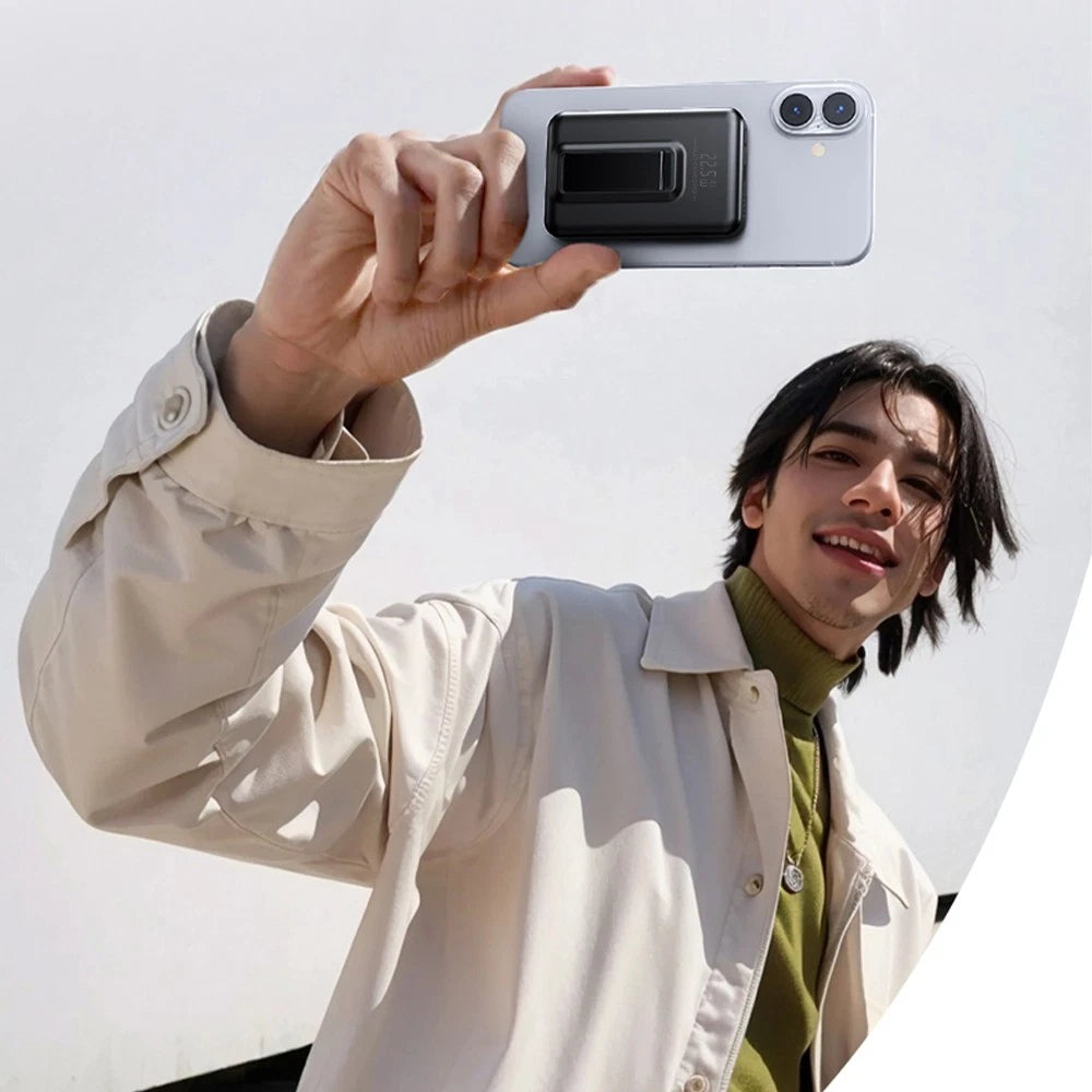 9000000mAh Power Bank Mag-safe Magnetic USB Fast Charger Battery Pack for Phone