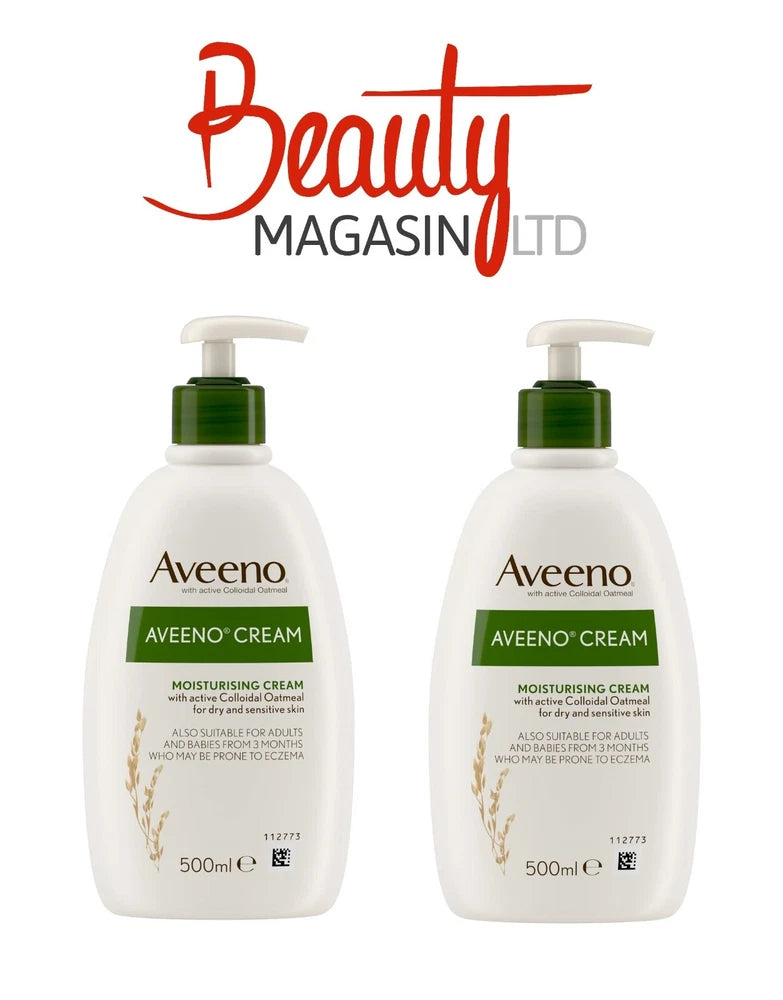 Aveeno Daily Moisturising Cream 500ml (Pack of 2)