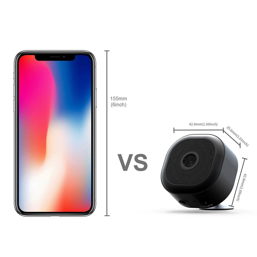 1080P Mini HD WIFI Camera Home Security CCTV Magnetic Wireless Night In/outdoor