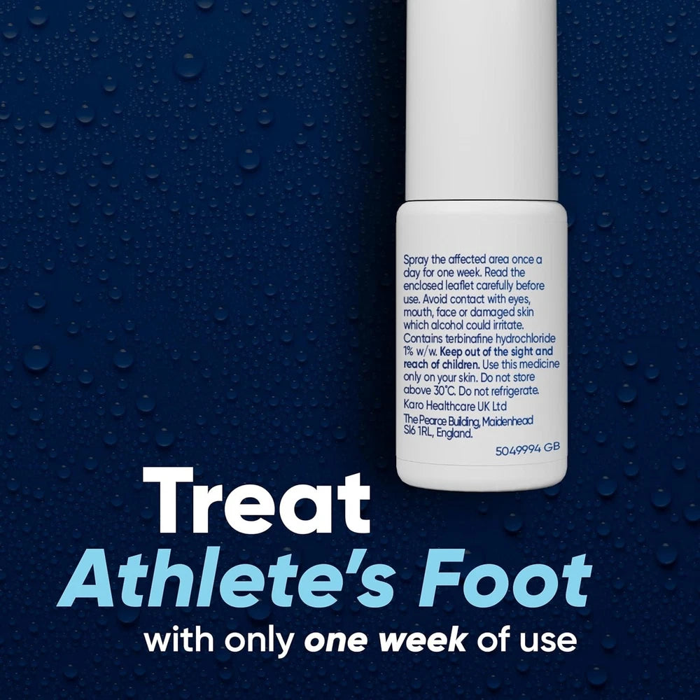 Lamisil At 1 Percentage Spray - Athlete’s Foot Treatment Spray - Soothes Itching