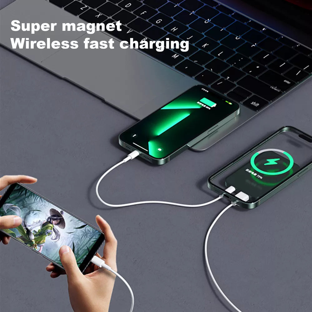 10000mAh Wireless Magnetic Power Bank Charger Battery For i.Phone 16 15 14 13 12