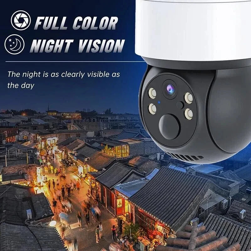 Solar Security IP Camera Battery Powered Outdoor Wireless WiFi CCTV PTZ Camera