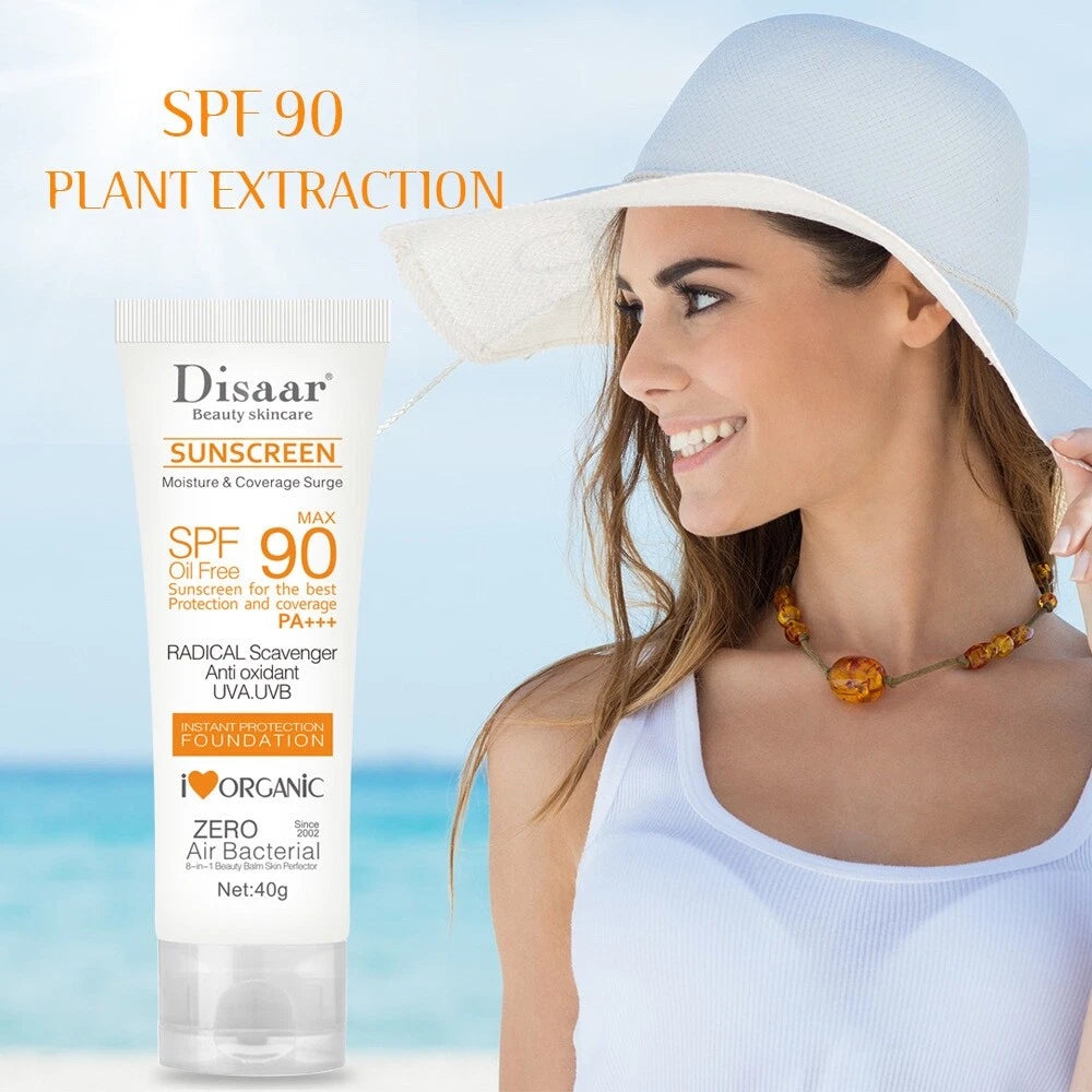 SPF 90 Facial Body Sunscreen Whitening Sun Cream Sunblock Skin Protective Cream