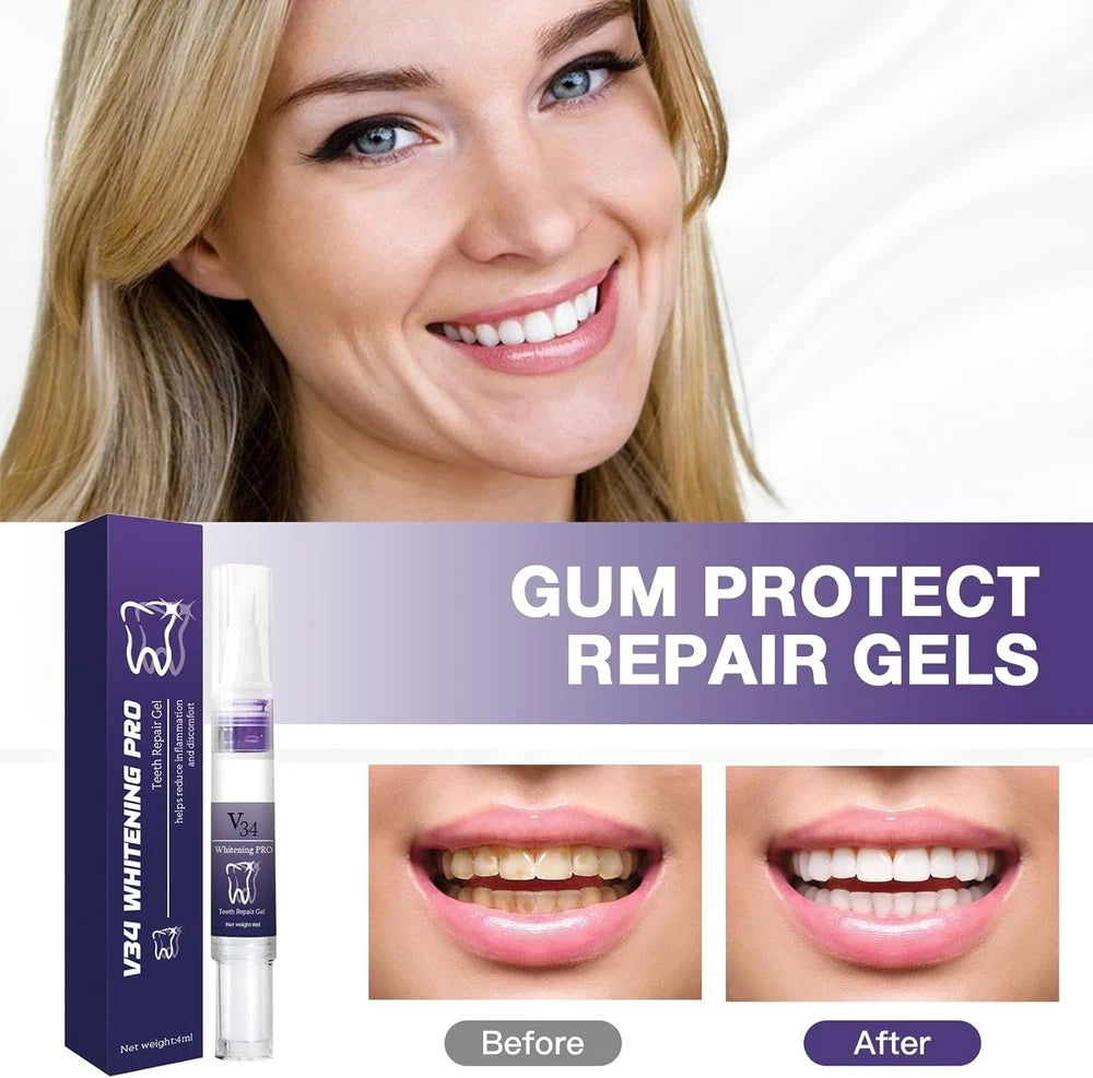 3 Pcs Gum Repair Gel, Mullein Gum Repair Gel, Mullend Gum Repair Cleaning Stain