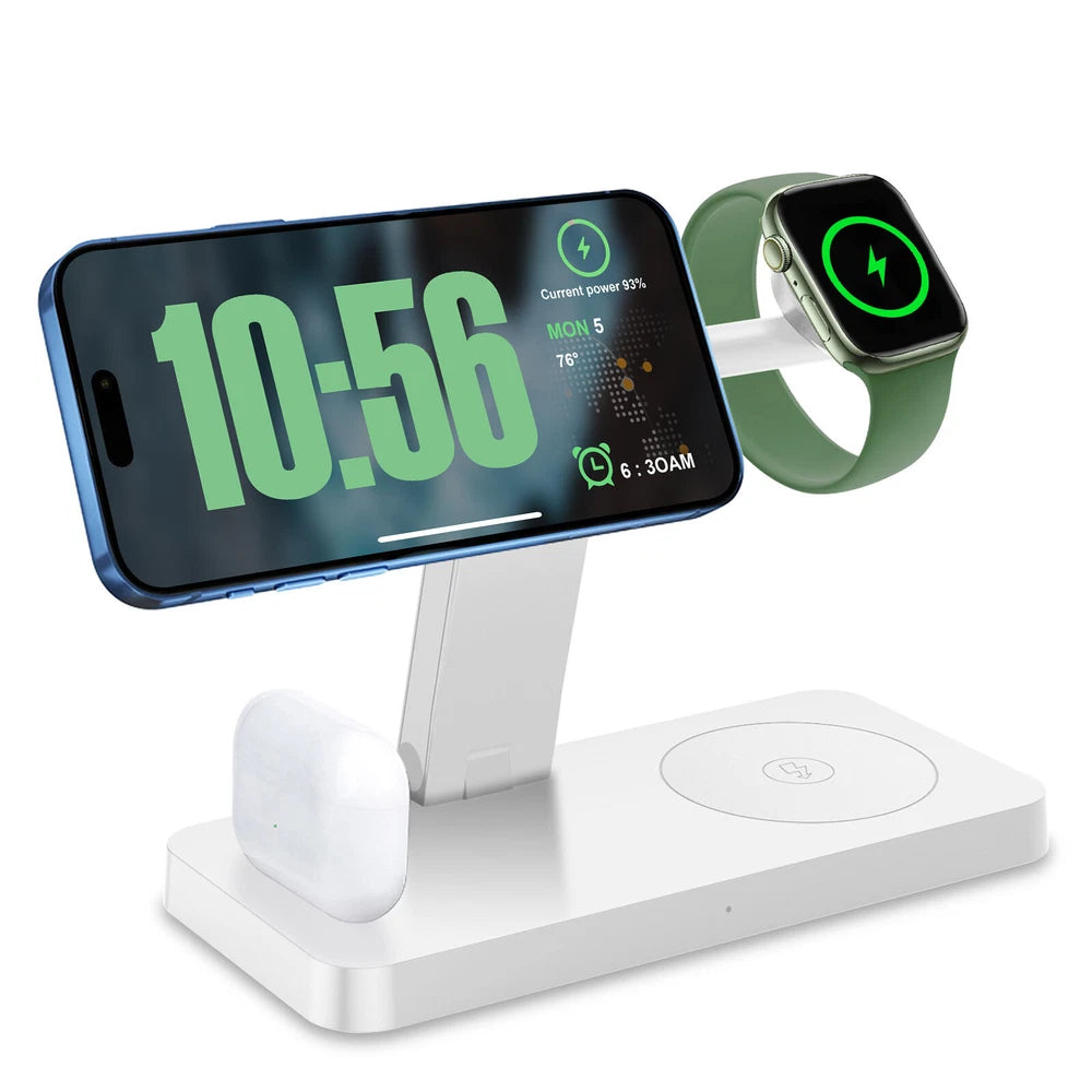 Wireless Charger 4in1 Fast Dock Charging Station For Apple Watch iPhone 16 15 14
