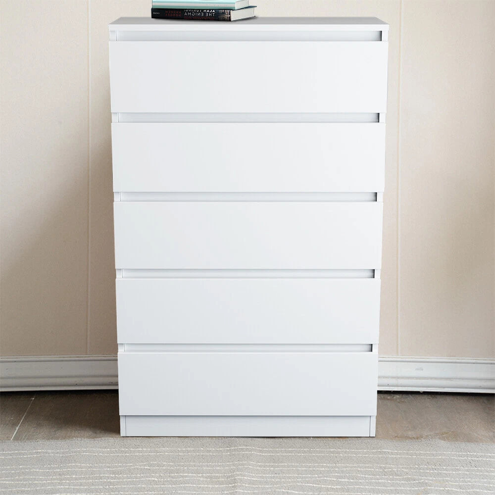 White Modern Bedside Table Cabinet Chest of Drawers 2 3 4 5 6 8 Drawer Bedroom