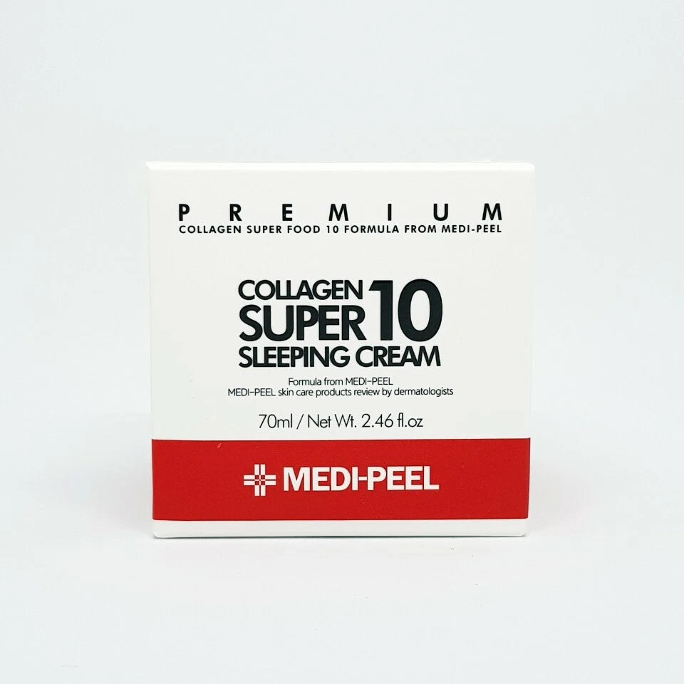 MEDI PEEL Collagen Super 10 Sleeping Cream 70ml Anti-Wrinkle K-Beauty