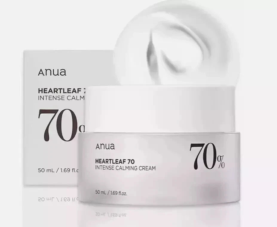 ANUA Heartleaf 70 Intense Calming Cream Skincare Moisturizer 50ml