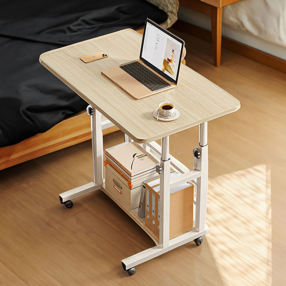 Portable Adjustable Laptop Table Sofa Bed Tray Computer Notebook Desk Trolley