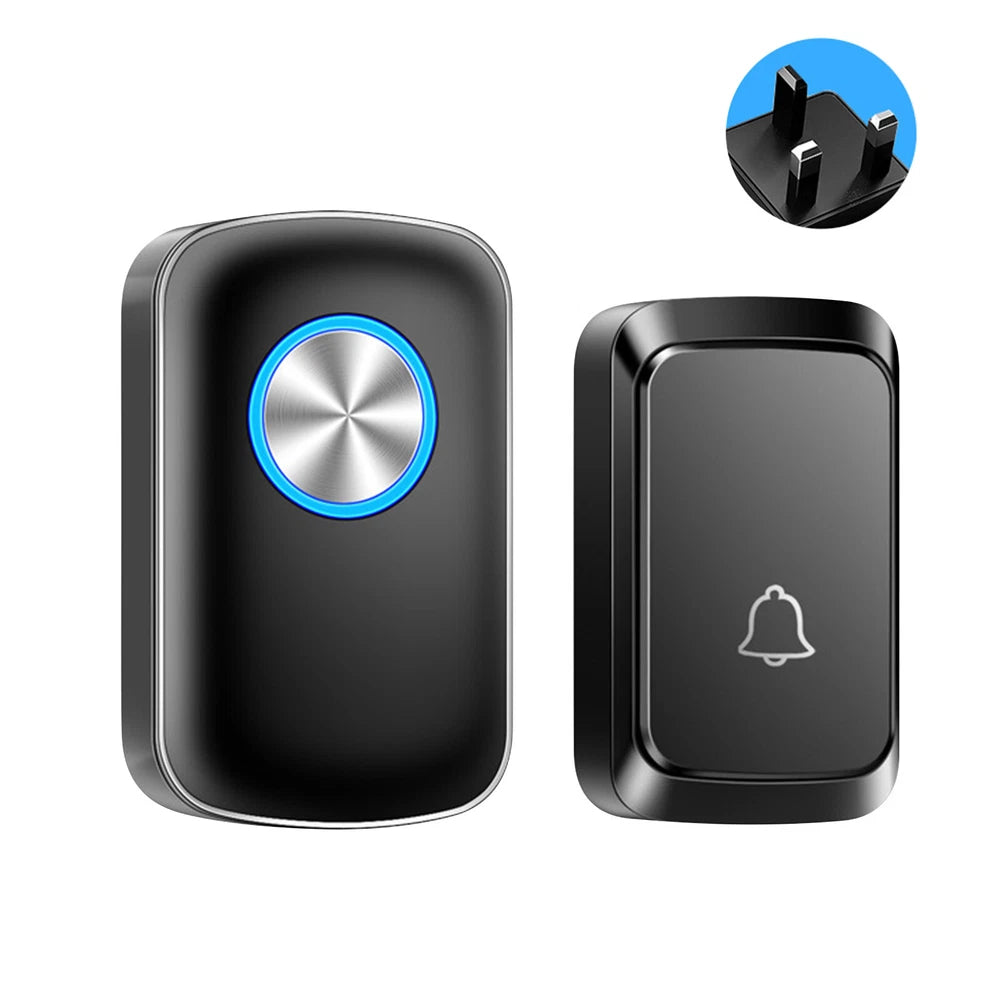 Loud Wireless Doorbell Plug in Cordless Doorbells Waterproof Door Bell Chime Kit