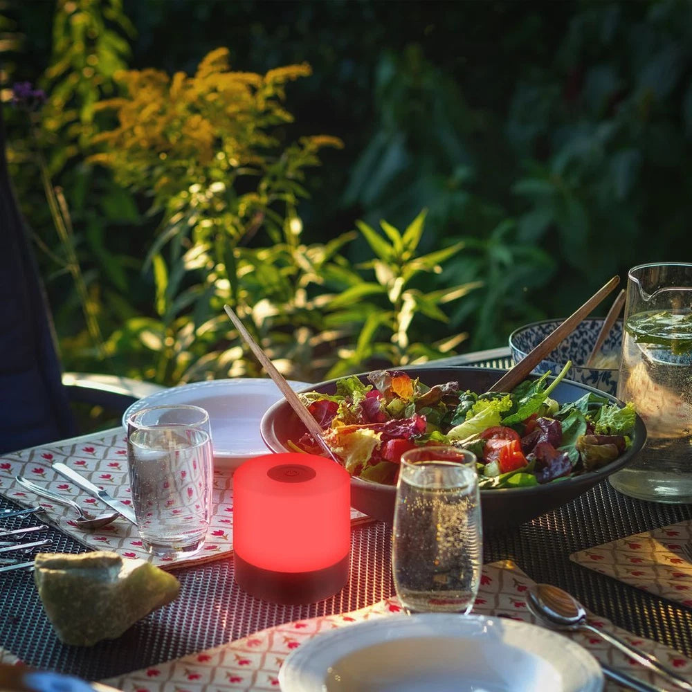 Mini LED Table Lamp Desk Light Rechargeable Battery Dimmable IP44 Touch