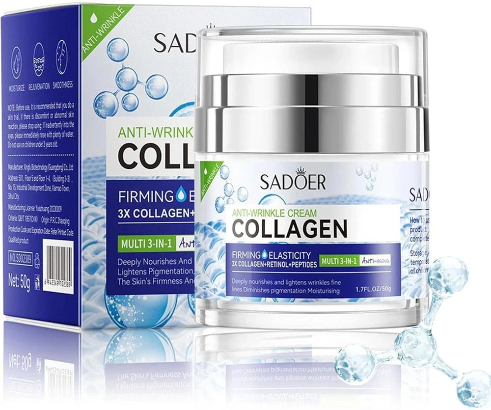 Collagen Anti Wrinkle Face Cream With Retinol,Peptides-Anti Aging Face Cream Fo
